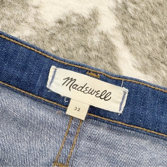 Madewell Denim Frayed Hem Skirt - Picture 4 of 12
